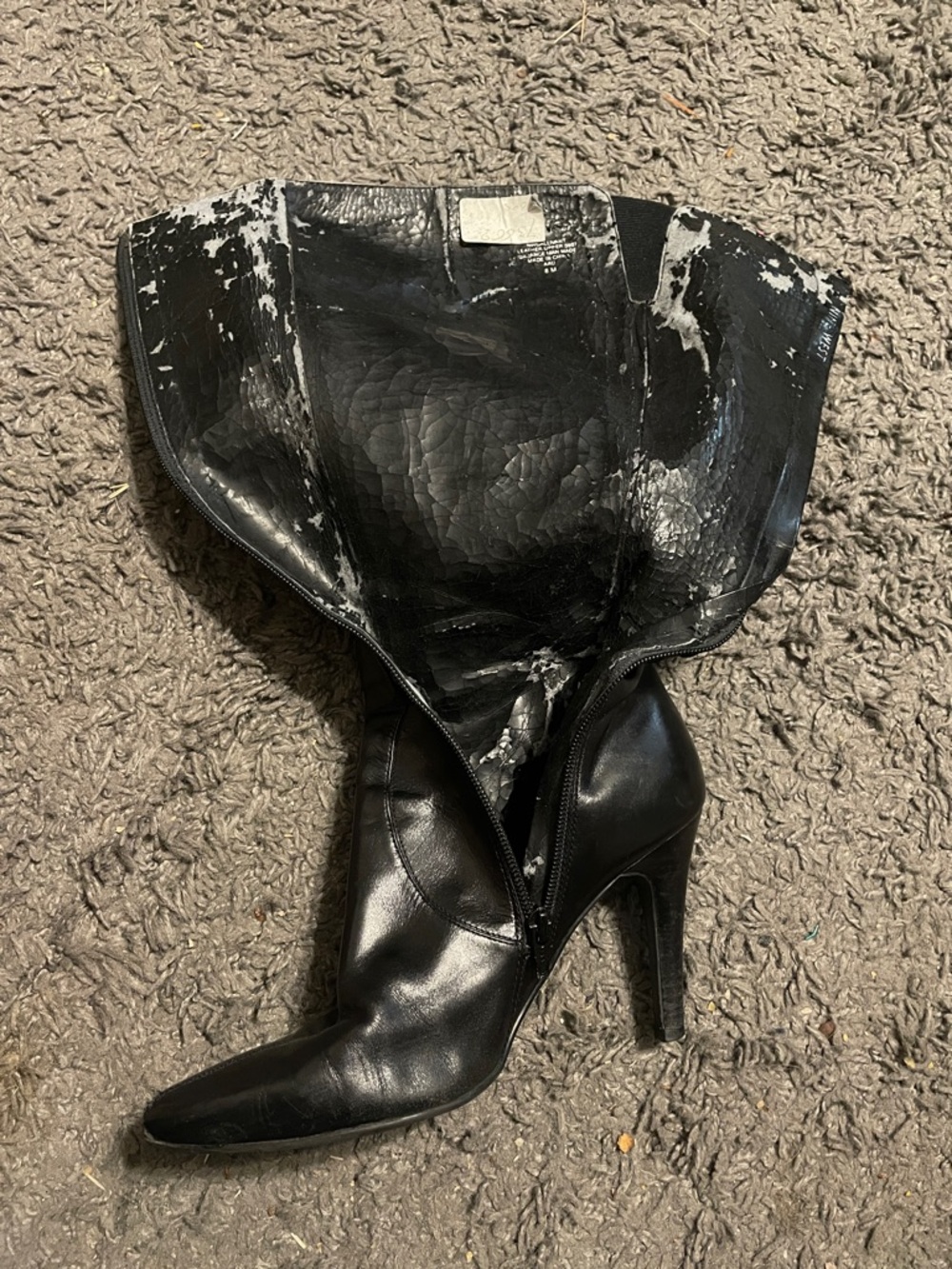 Nine West Black Pointed Toe Stiletto Ankle Boots